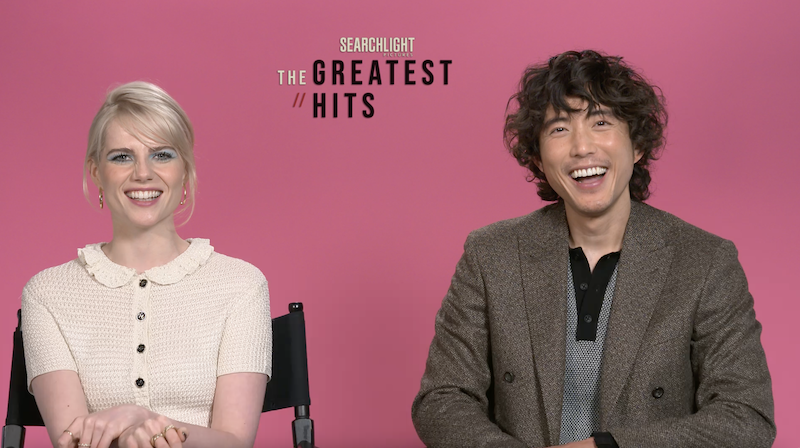 THE GREATEST HITS Interview with Lucy Boynton and Justin H. Min